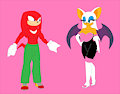 Knuckles and Rouge grown up by evillichking
