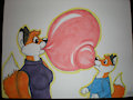 Hilda and Richie's Bubble Gum Contest by maxwest2