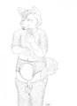 Leaky Diaper Selfie (Inked)