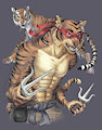 Not my Art / Drawn by Aki-rain - Teenage Mutant Ninja Tiger