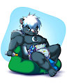 Big Baby Ozzie by OzzieKitSkunk