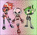 Team GFs as Evil Hypno Doms by AngelCam7