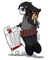 Chibi Cafe - Oni by thatdogsakiller