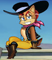 Cow Girl Sally Acorn alt fur cheeks