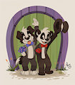Roni and Paco's birthdays by pandapaco
