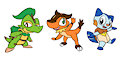 Pokémon Starter Fusions by Ultilix