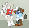 [C] Caiden & Drago by UniaMoon