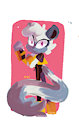 New girl by CatNoir