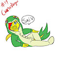 Diana as a Snivy