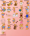 Telegram Sticker Kerokitten Set by Kerocat