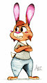 Myself As a Rabbit (Jules) by JusuTengu