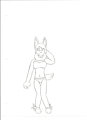Ebony Zorua by Blitsrainer