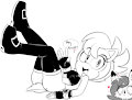 When your girlfriend is cute by TenshiGarden
