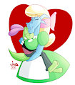 Her sweet lil boyfriend