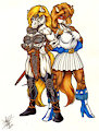 Lady Liberty and Germania - Colors