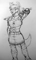 AC14 - Jeremiah - TapeWolf Commission - Pencils