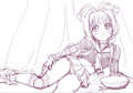 Sakura Card Captor sketch by DSPOWERDOLLS