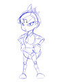 Crash B: Pouty Diapered Nina (by RFSwitched) by BorromeanProductions
