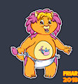 Crinkle Heart Lion