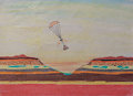 Drawing of Mars Rover Landing - Mid 1990s