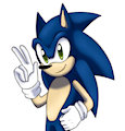 Sonic the hedgehog by ShadowDblocky