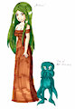 The mistress and one of her minions by JessyHarinezumi