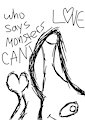 who says that monsters can't love? by PoofyFC