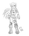Sketch: Evey as Sonya Blade