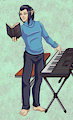 Arth at the Board Stream Art