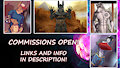 Commissions are OPEN!!! by Thrasian