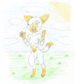 My newest OC self-me Mimunya the Kitten just being my cute self