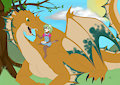 Art Trade with LilDook by LobaDeLaLuna