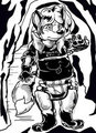 monochrome grotto sketch