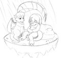 Thanamander and Raukue by Thanatos