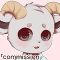 「commission」: salad goat! by mechanicsci