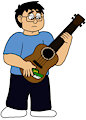 Gator Ukelele by SquirrellyJay