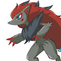 transparent Zororark by BorkyDraws
