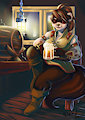 Pandaren girl by deadcow