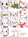 Lyric's Emojis [Request] by FireEagle2015