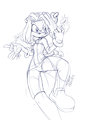 Melody prower Sketch by kandlin