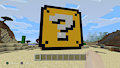 super mario question box minecraft pixel