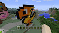 chocobo minecraft pixel