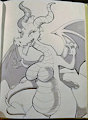 Dragon boobs by NoriNoir