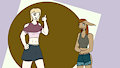 Char. Design: Aya and Dona by TheRed