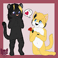 Happy Valentines Day, draw by AnukaCat