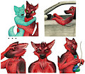Tomei stickers by Alister