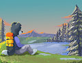 Autumn morning by pandapaco