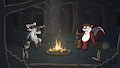 Campfire Fun by RonRaccoon