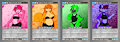 Fruit Girl Cards!