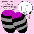 black stole my socks!! by costadelcid